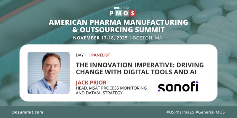 Generis PMOS panel announcement: The Innovation Imperative, Jack Prior