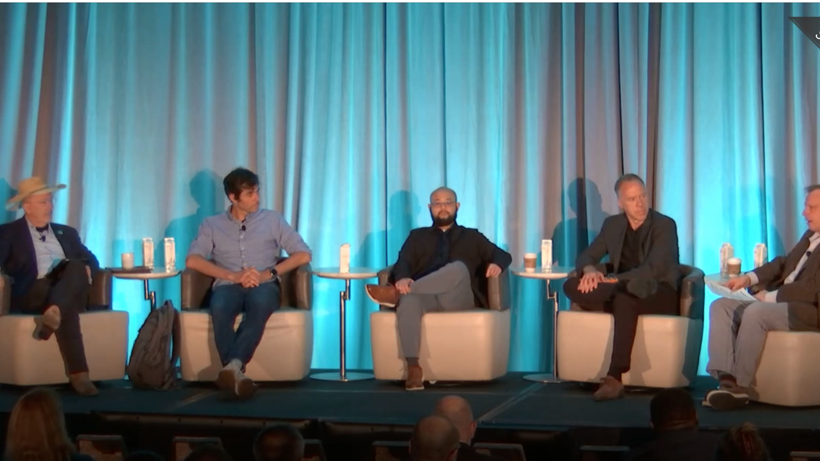 Regulatory panel on AI guidance at the 2026 ISPE AI in Life Sciences Summit, Boston, with Jack Prior fourth from left