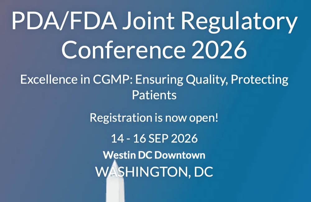 PDA/FDA Joint Regulatory Conference 2026, Washington DC