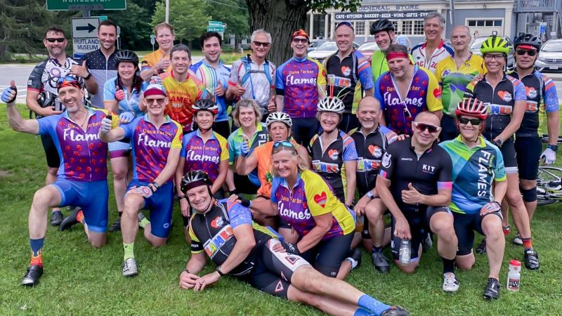 Dana-Farber Flames cycling team